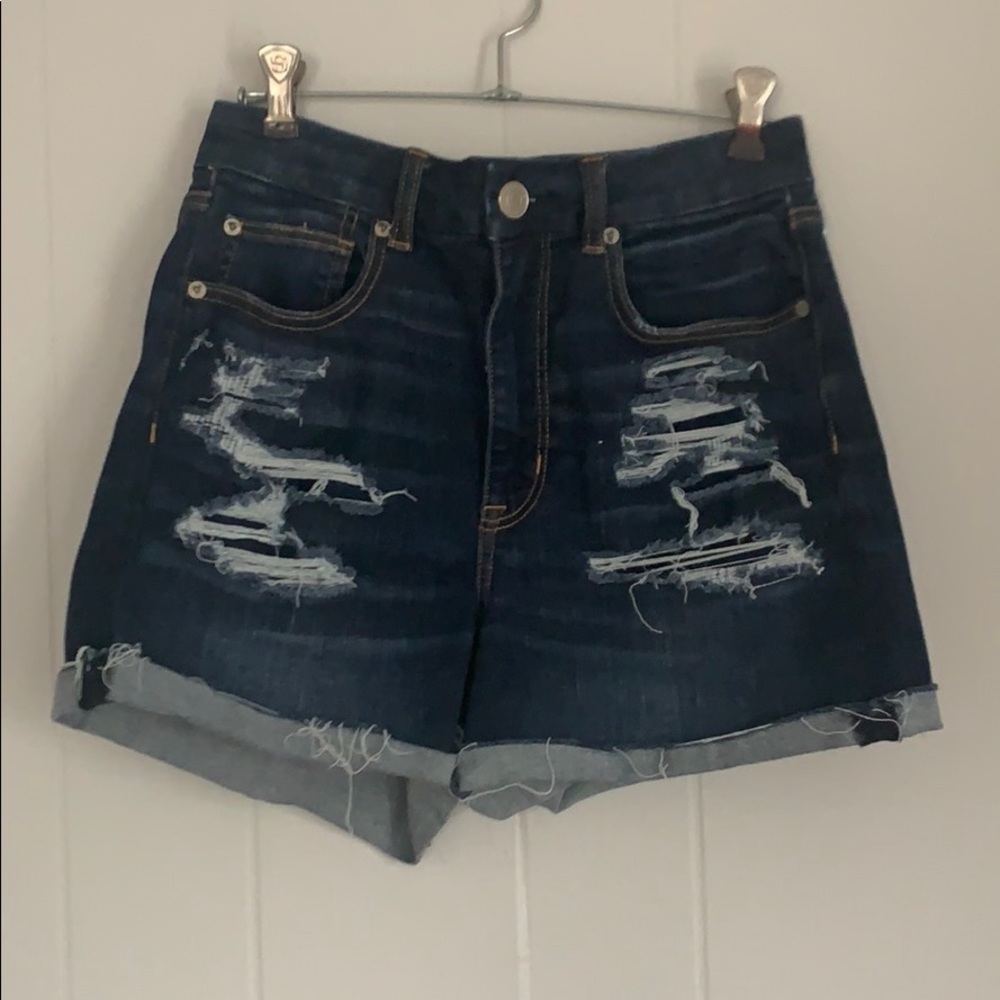 Next Level Stretch High Rise Jean Shorts